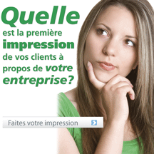 Quelle est la première impression de vos client à propos de votre entreprise?